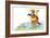 Ted, Ed and Caroll the Tiny Fish 3 - Turtle-Valeri Gorbachev-Framed Giclee Print