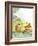 Ted, Ed and Caroll the Tiny Fish - Turtle-Valeri Gorbachev-Framed Giclee Print