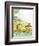 Ted, Ed and Caroll the Tiny Fish - Turtle-Valeri Gorbachev-Framed Giclee Print