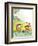 Ted, Ed and Caroll the Tiny Fish - Turtle-Valeri Gorbachev-Framed Giclee Print