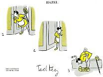 Hazel Cartoon-Ted Key-Giclee Print