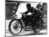 Ted Mellors Winning the Lightweight Tt Isle of Man Race, on a 1939 Benelli, 1939-null-Mounted Photographic Print