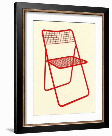 Ted Net Chair Red-Rosi Feist-Framed Giclee Print