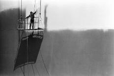 Farmer on a Tractor Spraying Insecticide on a Field before Planting in Palmer, Alaska, 1961 (Photo)-Ted Spiegel-Framed Giclee Print