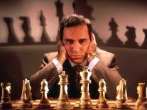 Chess Champion Gary Kasparov Training for May Rematch with Smarter Version of IBM Computer-Ted Thai-Premium Photographic Print
