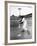 Ted Williams Taking a Swing During Batting Practice-Ralph Morse-Framed Premium Photographic Print