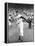 Ted Williams Throwing Baseball-Ralph Morse-Framed Premier Image Canvas