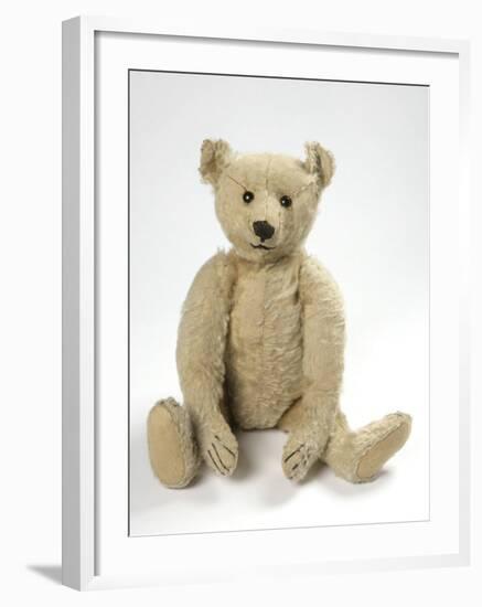 Teddy Bear in Yorkshire Cloth-null-Framed Photographic Print