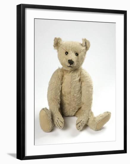 Teddy Bear in Yorkshire Cloth-null-Framed Photographic Print