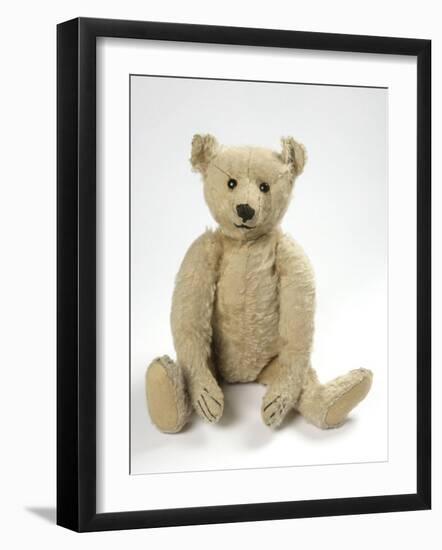 Teddy Bear in Yorkshire Cloth-null-Framed Photographic Print