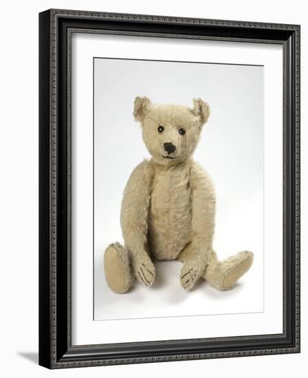 Teddy Bear in Yorkshire Cloth-null-Framed Photographic Print