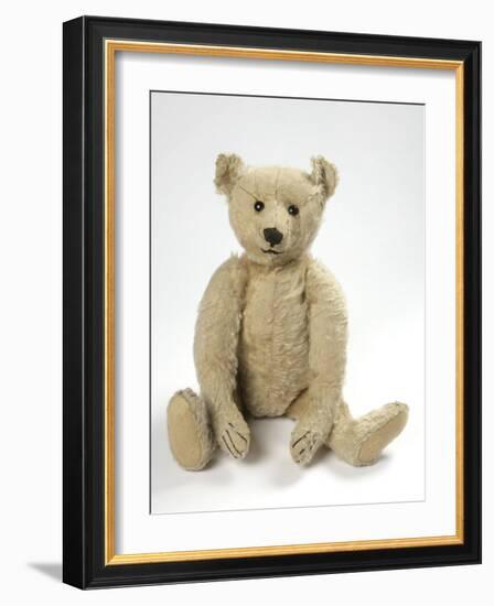 Teddy Bear in Yorkshire Cloth-null-Framed Photographic Print