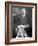 Teddy Bear Placed Before the Formal Portrait of Pres. Theodore Roosevelt-Nina Leen-Framed Photographic Print