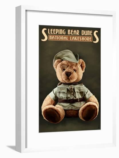 Teddy Bear - Sleeping Bear Dunes National Seashore, Michigan-Lantern Press-Framed Art Print