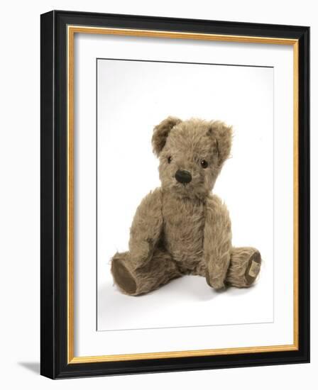 Teddy Bear, Stuffed and Sewn Mohair Plush-null-Framed Photographic Print