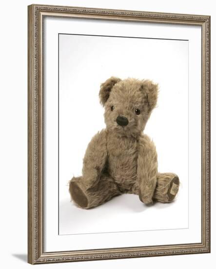 Teddy Bear, Stuffed and Sewn Mohair Plush-null-Framed Photographic Print