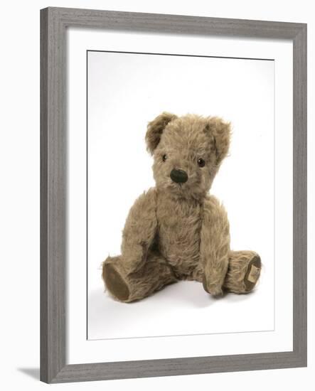 Teddy Bear, Stuffed and Sewn Mohair Plush-null-Framed Photographic Print