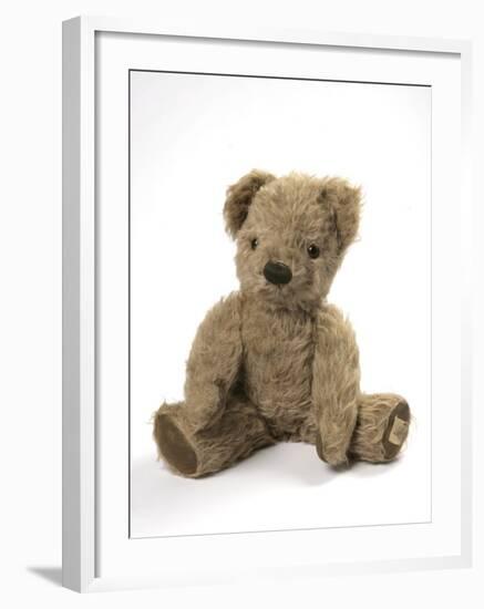 Teddy Bear, Stuffed and Sewn Mohair Plush-null-Framed Photographic Print