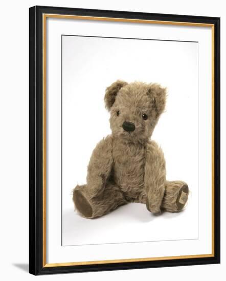 Teddy Bear, Stuffed and Sewn Mohair Plush-null-Framed Photographic Print