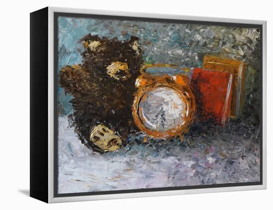 Teddy Bear Time-Joseph Marshal Foster-Framed Stretched Canvas