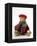 Teddy Bear Wearing Knitted Hat, Scarf, Jacket and Trousers-null-Framed Premier Image Canvas