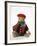 Teddy Bear Wearing Knitted Hat, Scarf, Jacket and Trousers-null-Framed Photographic Print