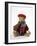 Teddy Bear Wearing Knitted Hat, Scarf, Jacket and Trousers-null-Framed Photographic Print