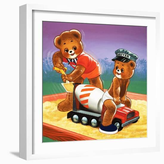 Teddy Bear-Francis Phillipps-Framed Giclee Print