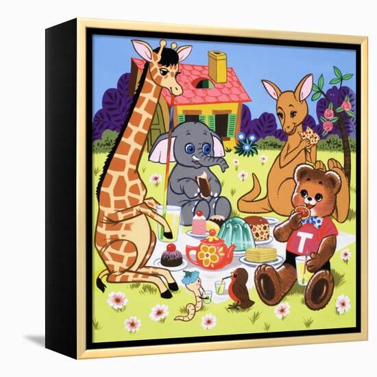 Teddy Bear-Francis Phillipps-Framed Premier Image Canvas