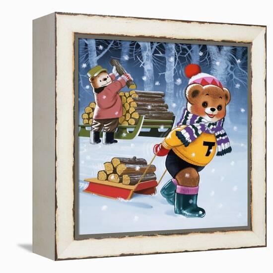 Teddy Bear-Francis Phillipps-Framed Premier Image Canvas