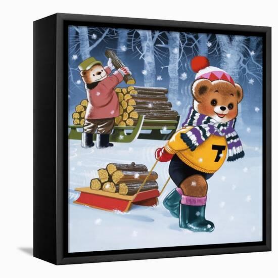 Teddy Bear-Francis Phillipps-Framed Premier Image Canvas