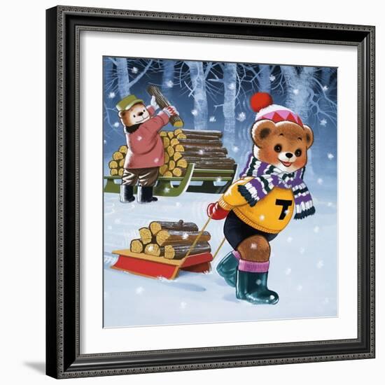 Teddy Bear-Francis Phillipps-Framed Giclee Print