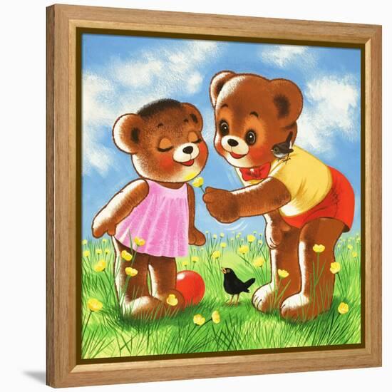 Teddy Bear-Francis Phillipps-Framed Premier Image Canvas