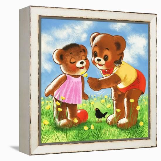 Teddy Bear-Francis Phillipps-Framed Premier Image Canvas