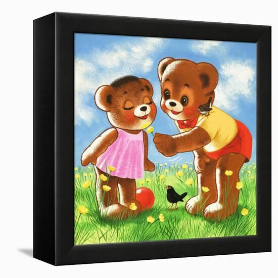 Teddy Bear-Francis Phillipps-Framed Premier Image Canvas