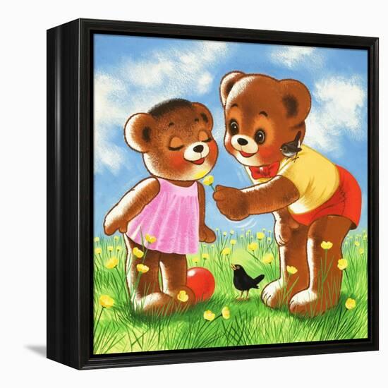 Teddy Bear-Francis Phillipps-Framed Premier Image Canvas