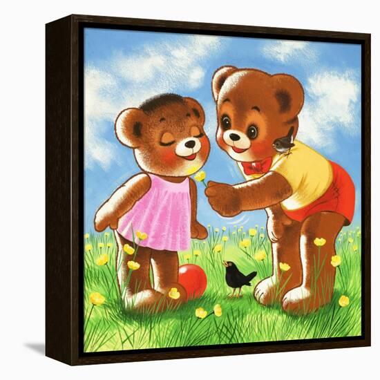 Teddy Bear-Francis Phillipps-Framed Premier Image Canvas