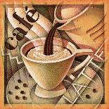 Cappuccino and Café B-Teddy Edinjiklian-Framed Art Print