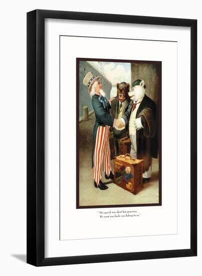 Teddy Roosevelt's Bears: You Belong to Us-R.k. Culver-Framed Art Print