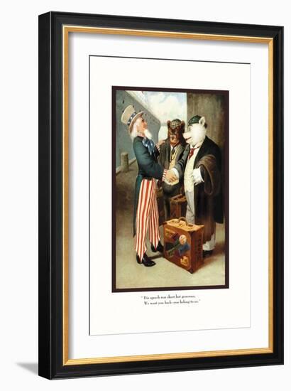 Teddy Roosevelt's Bears: You Belong to Us-R.k. Culver-Framed Art Print