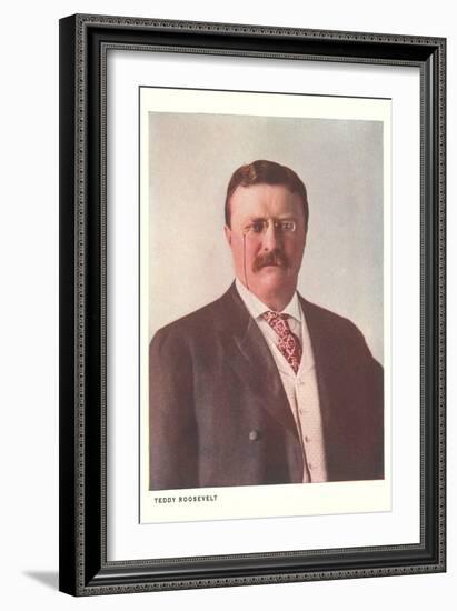 Teddy Roosevelt--Framed Art Print