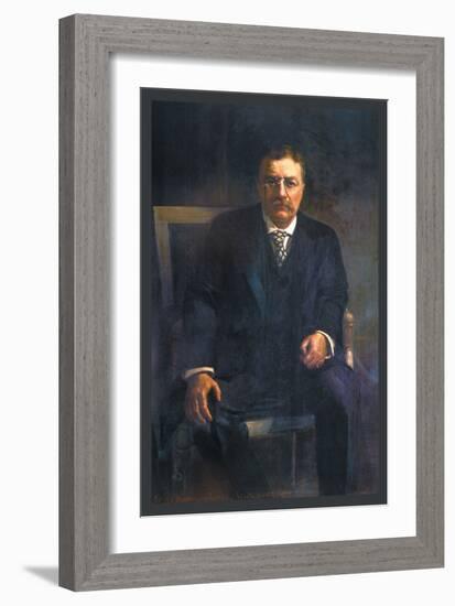 Teddy Roosevelt-George Torre-Framed Art Print