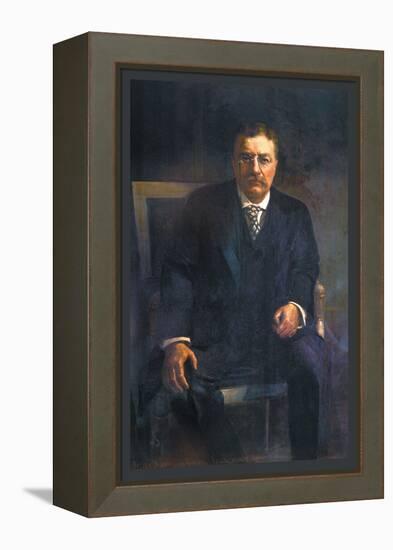 Teddy Roosevelt-George Torre-Framed Stretched Canvas