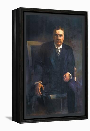 Teddy Roosevelt-George Torre-Framed Stretched Canvas