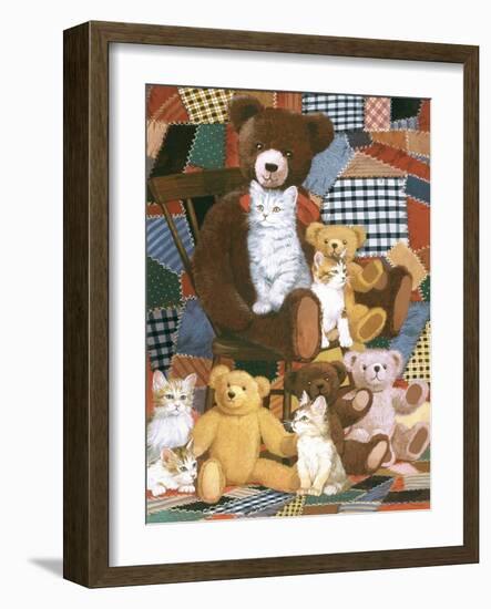 Teddy's and Friends-William Vanderdasson-Framed Giclee Print