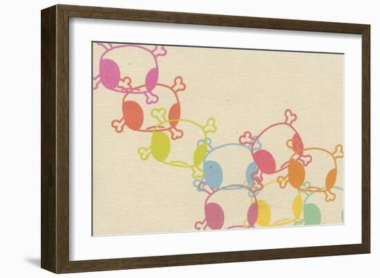 Teddy Skulls, 2008-Bella Larsson-Framed Giclee Print