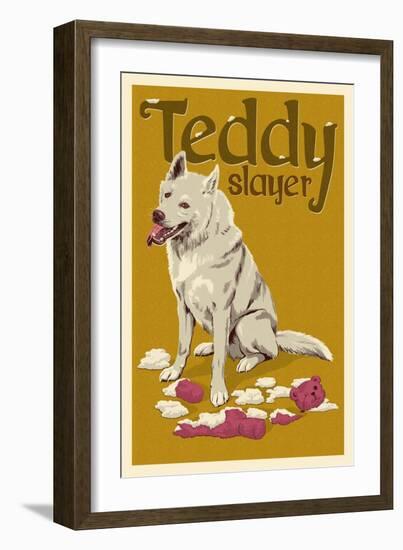 Teddy Slayer-Lantern Press-Framed Art Print