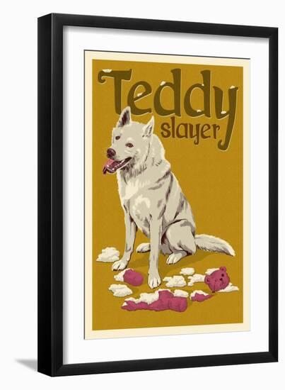 Teddy Slayer-Lantern Press-Framed Art Print