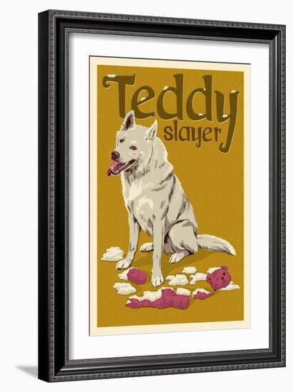 Teddy Slayer-Lantern Press-Framed Art Print