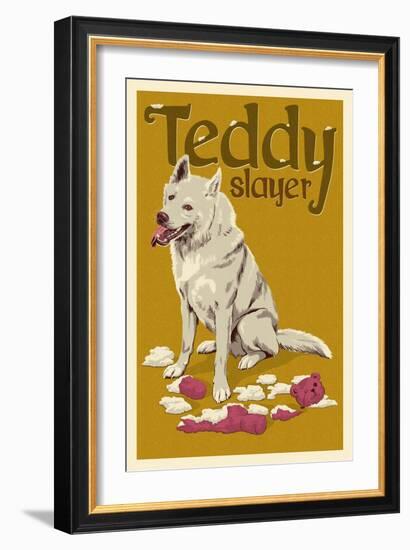 Teddy Slayer-Lantern Press-Framed Art Print